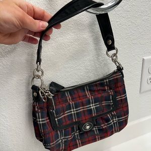 Coach small plaid Poppy bag